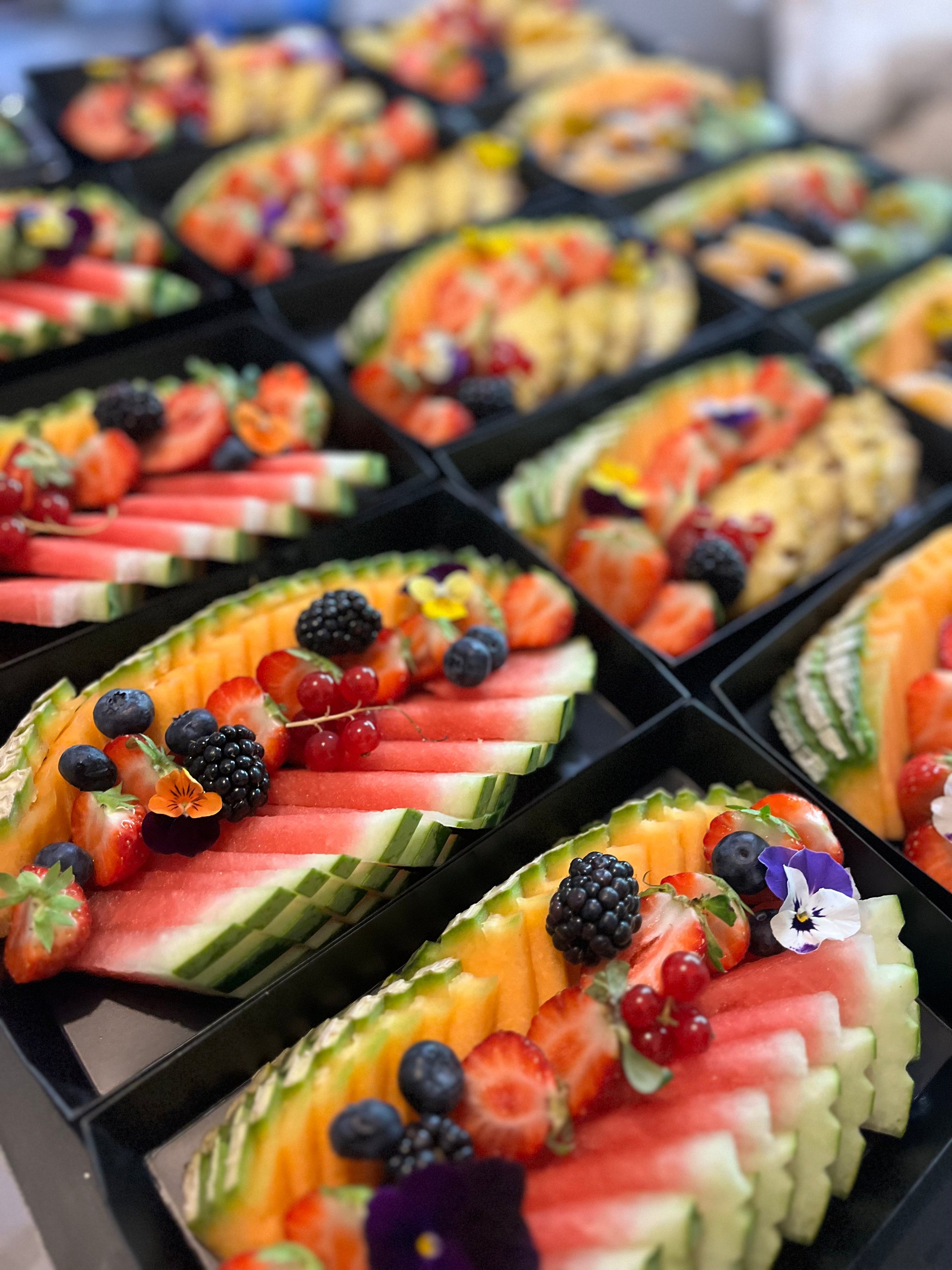 Les plateaux de fruits