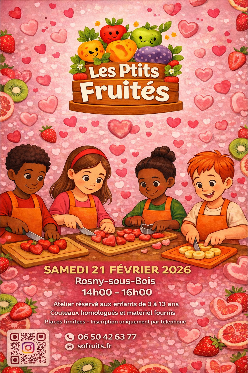 Atelier fruité pour enfants 21 février 2026